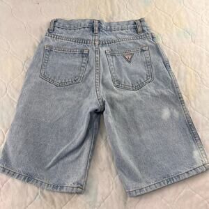 Guess Vintage Denim Jean shorts Light wash Kids Youth Size 12